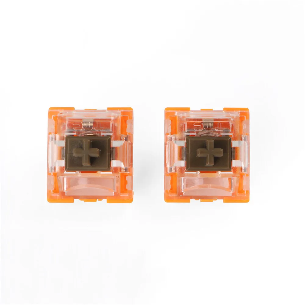 110 Pcs/Pack TTC Gold Brwon Switch V3 3Pin RGB SMD Tactile MX Clone Switch for Mechanical Gaming Keyboard Customization