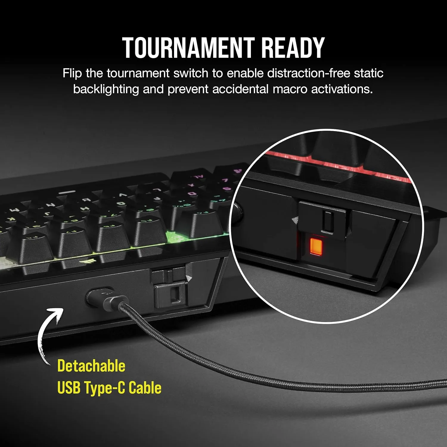 [12月聖誕優惠] Corsair K70 RGB TKL CHAMPION Series Optical-Mechanical Gaming Keyboard with PBT DOUBLE SHOT PRO Keycaps CH-911901A-NA