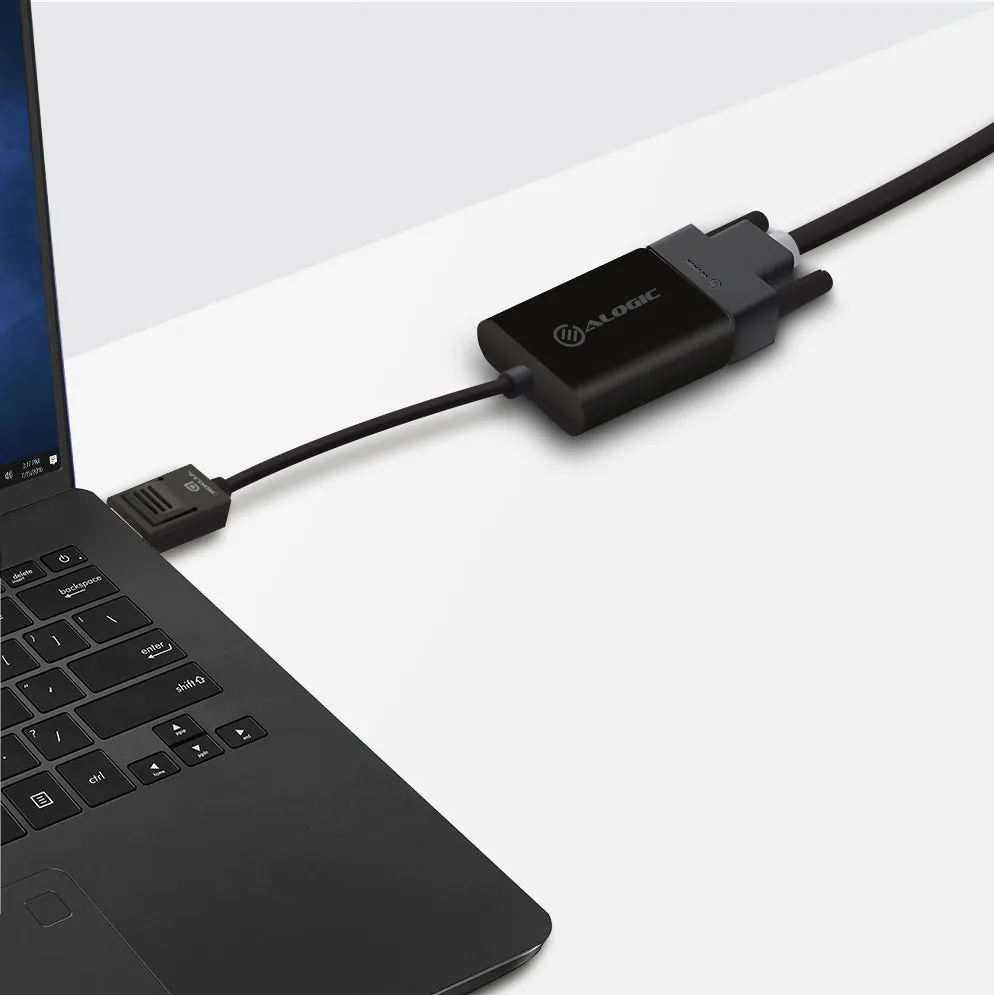 15cm DisplayPort to VGA Adapter Male to Female - Premium Series