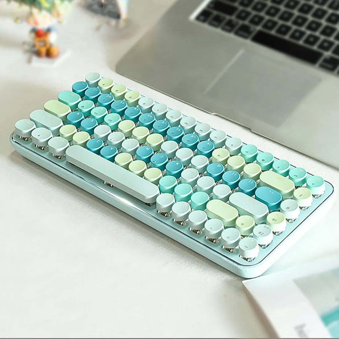 2 Bluetooth Connection Wireless Mechanical Keyboard