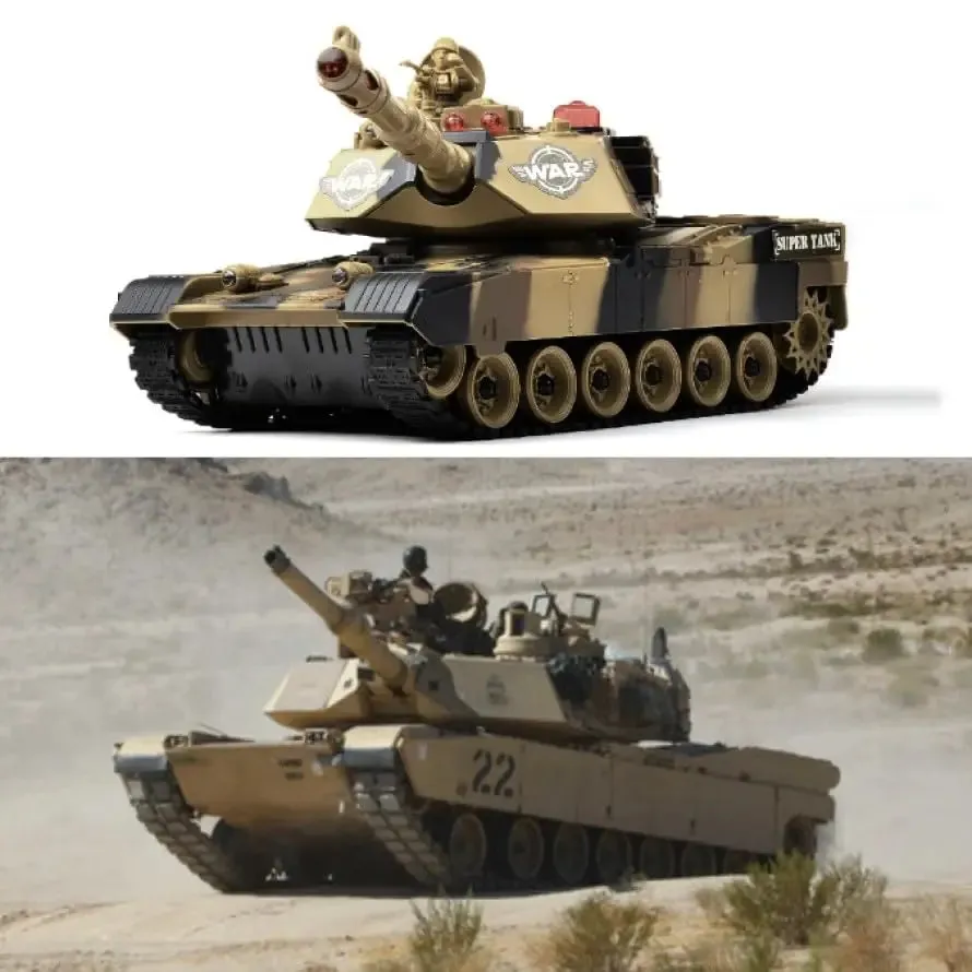 2 PACK RC tanks 2.4G Fighting Battle Tanks with LED Life Indicators