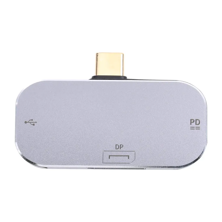 3 in 1 USB-C / Type-C Male to USB-C / Type-C Charging   USB   DP Female Adapter