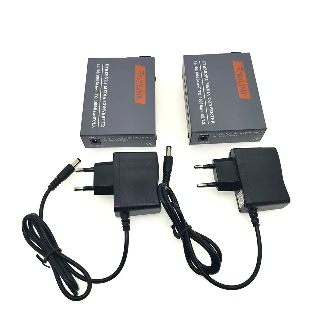 3Pairs Htb-Gs-03 Gigabit Fiber Optical Media Converter 10/100/1000Mbps Single Mode Single Fiber Sc P