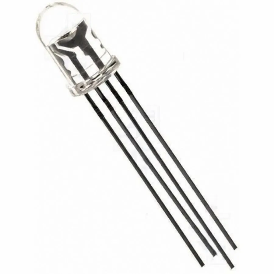 5MM RGB  4 PIN Ultra Bright Clear LED Common Cathode 5 / 10 / 20 pcs