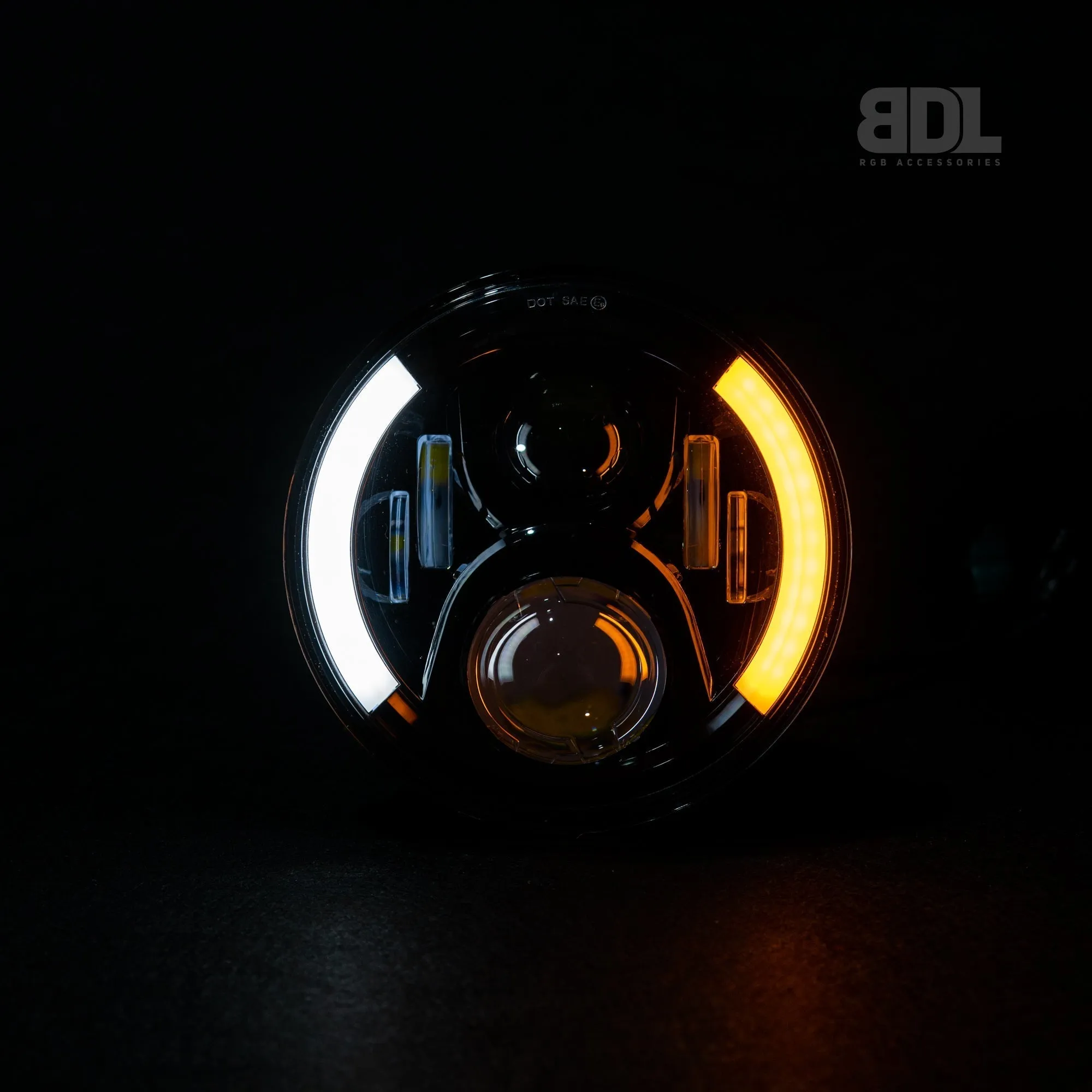 7" LED 'Angel Wing' Headlights