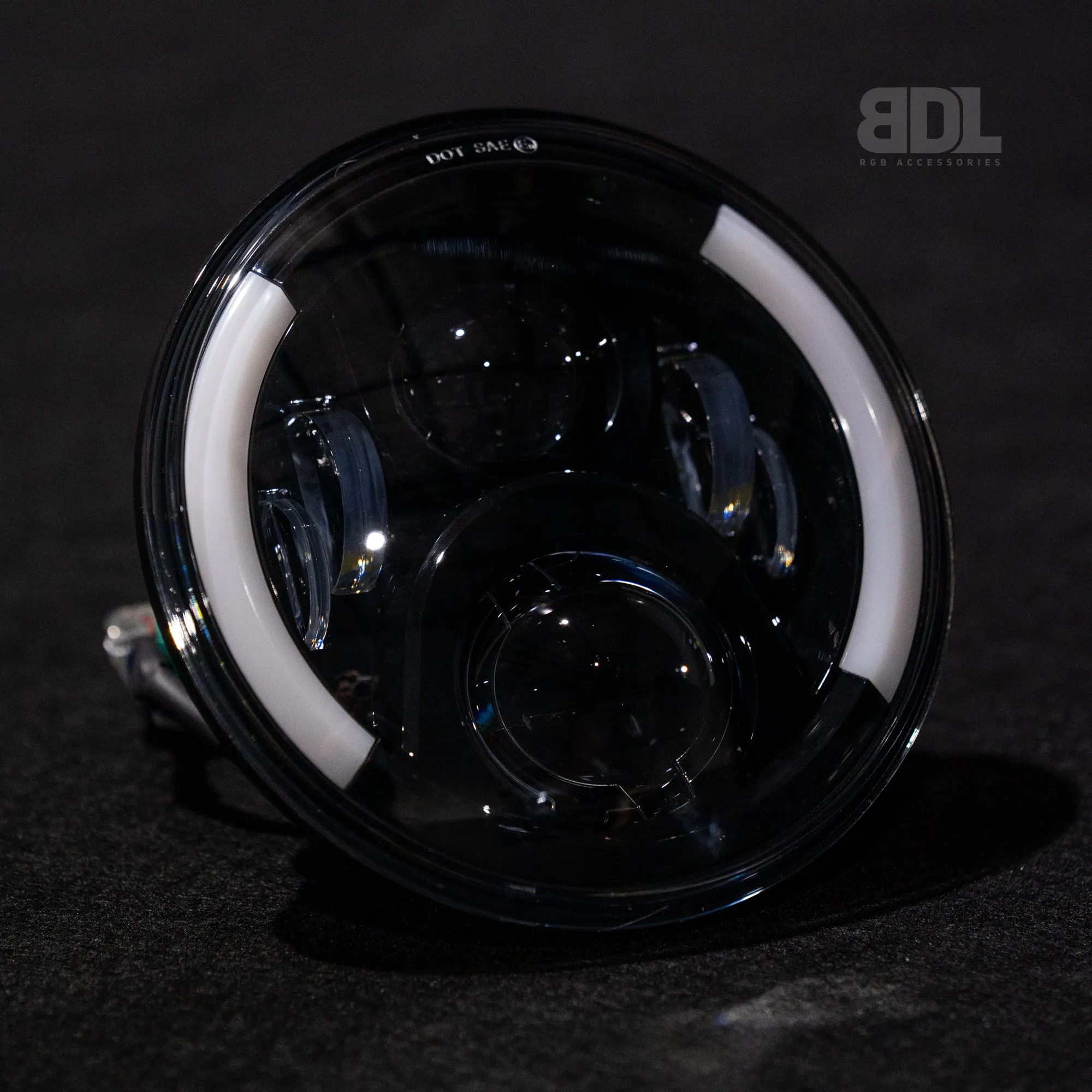 7" LED 'Angel Wing' Headlights