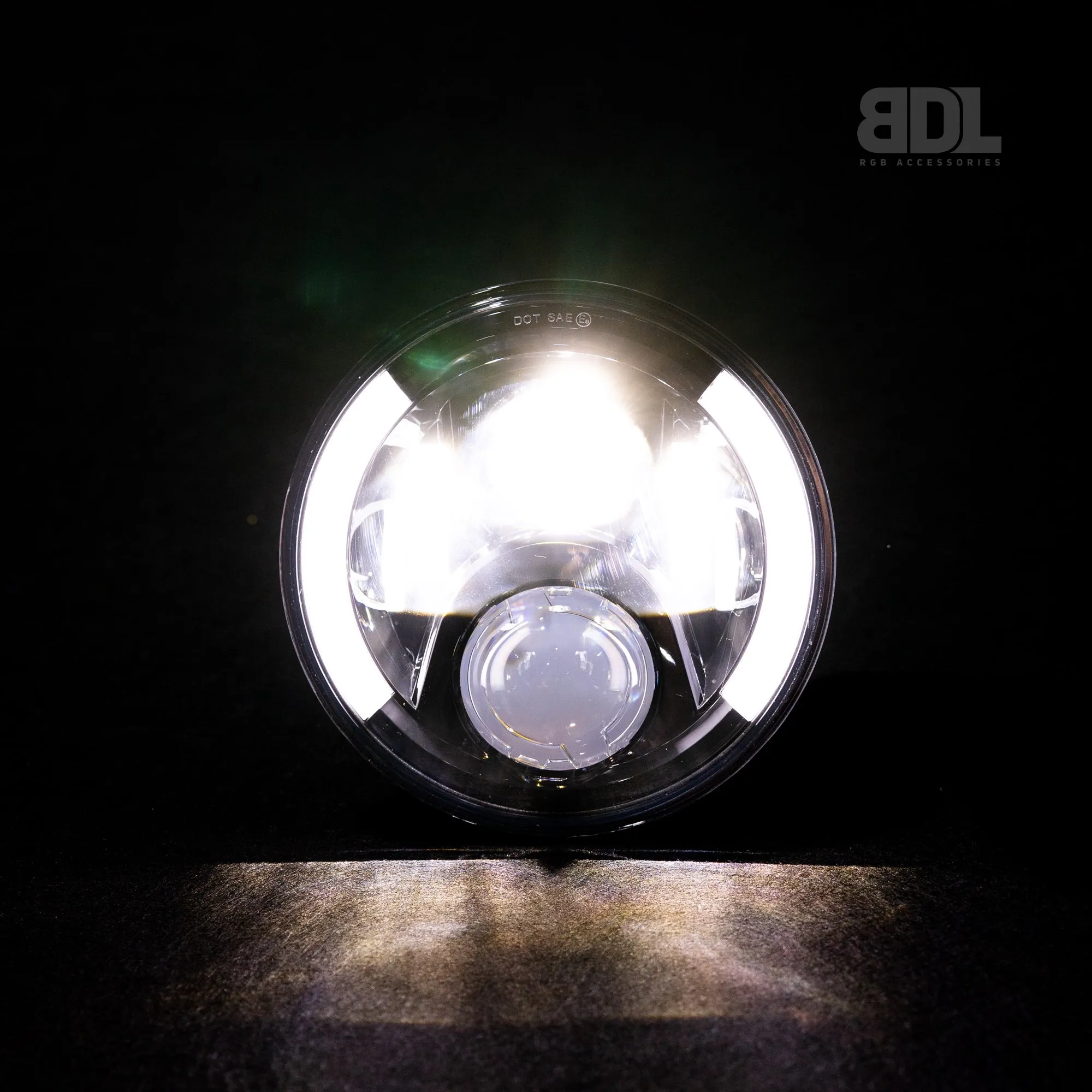 7" LED 'Angel Wing' Headlights