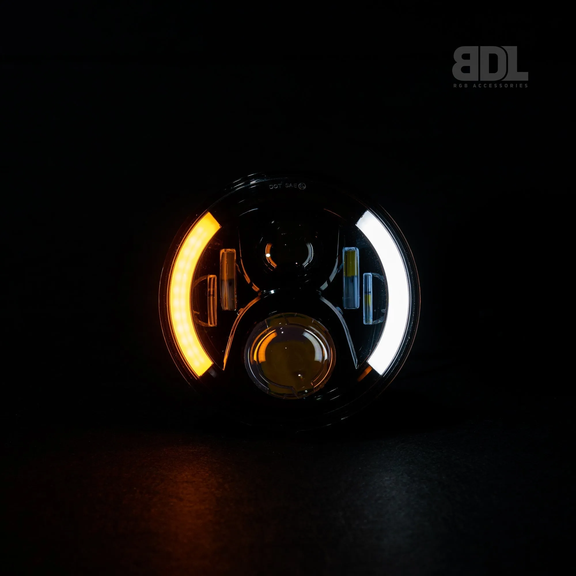 7" LED 'Angel Wing' Headlights