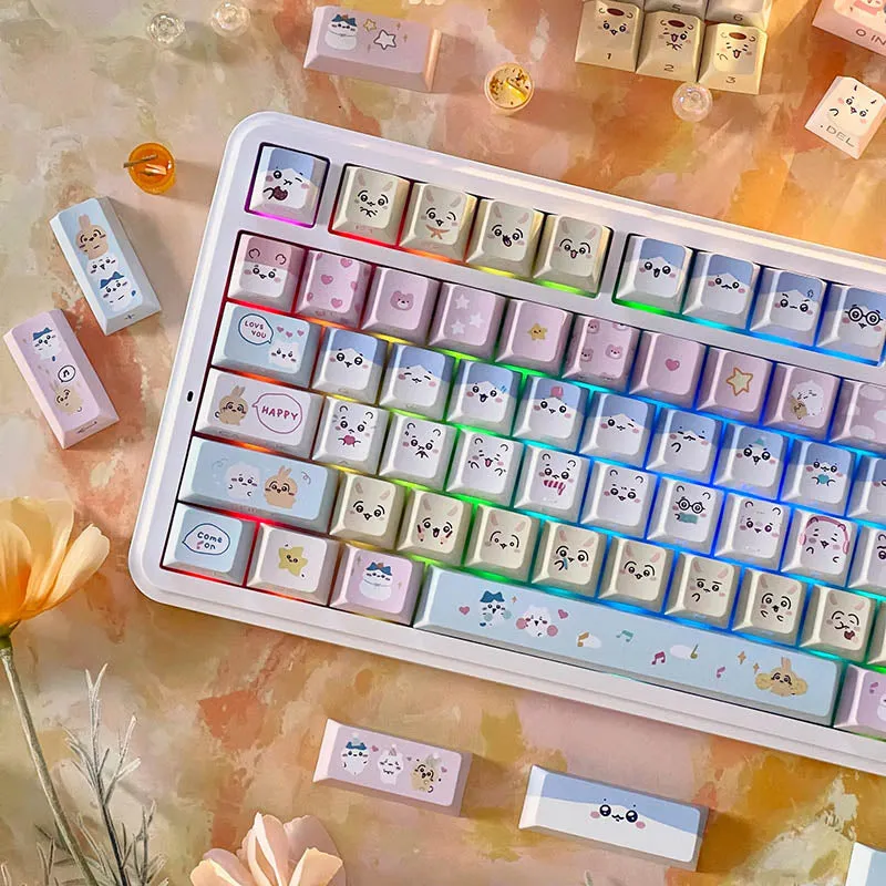 ACGAM Maorbeng Kawaii Keycap Set Cherry Profile 135 Keys