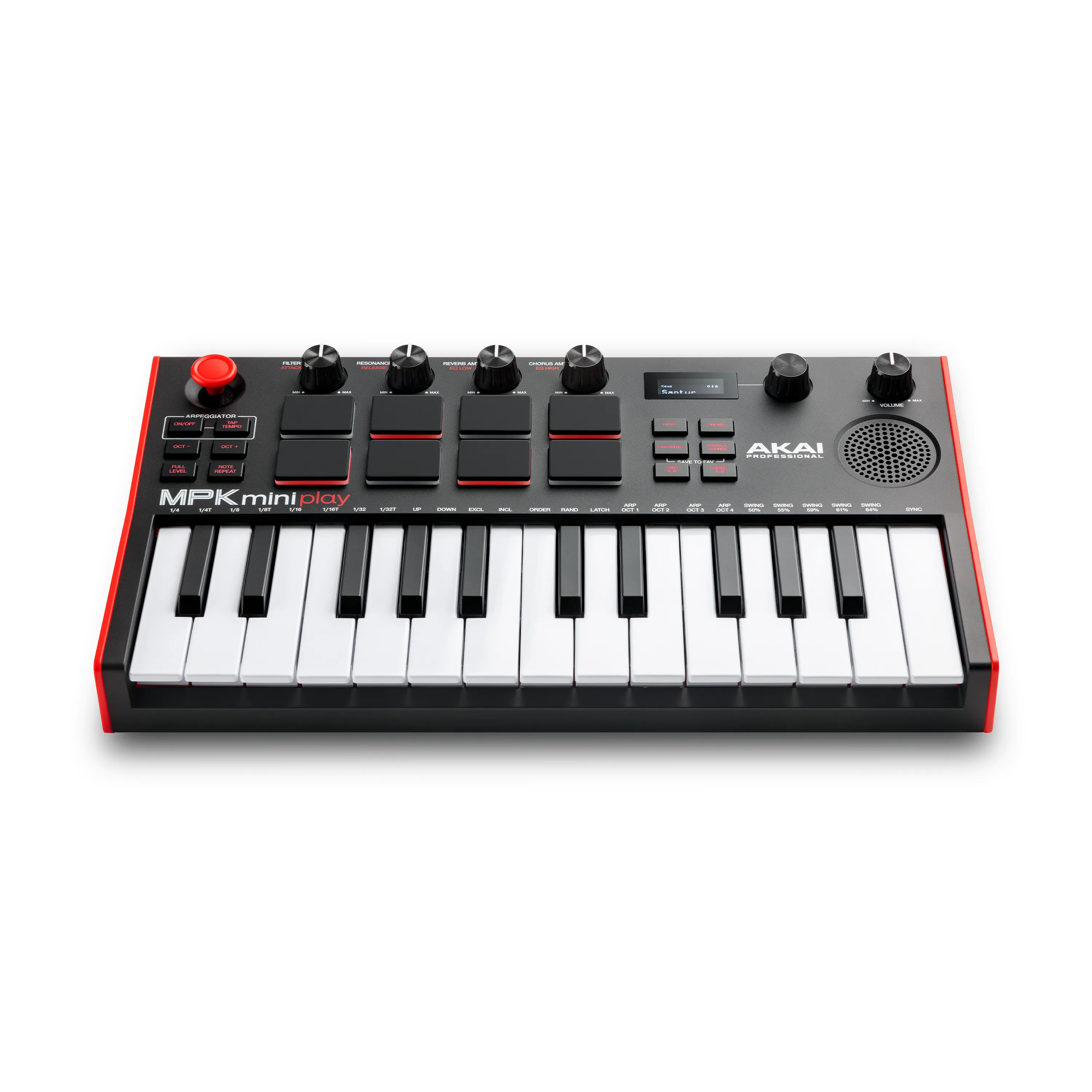 Akai MPKMINIPLAYMK3 MK3 Mini Keyboard and Drum Pads with Built-In Sounds
