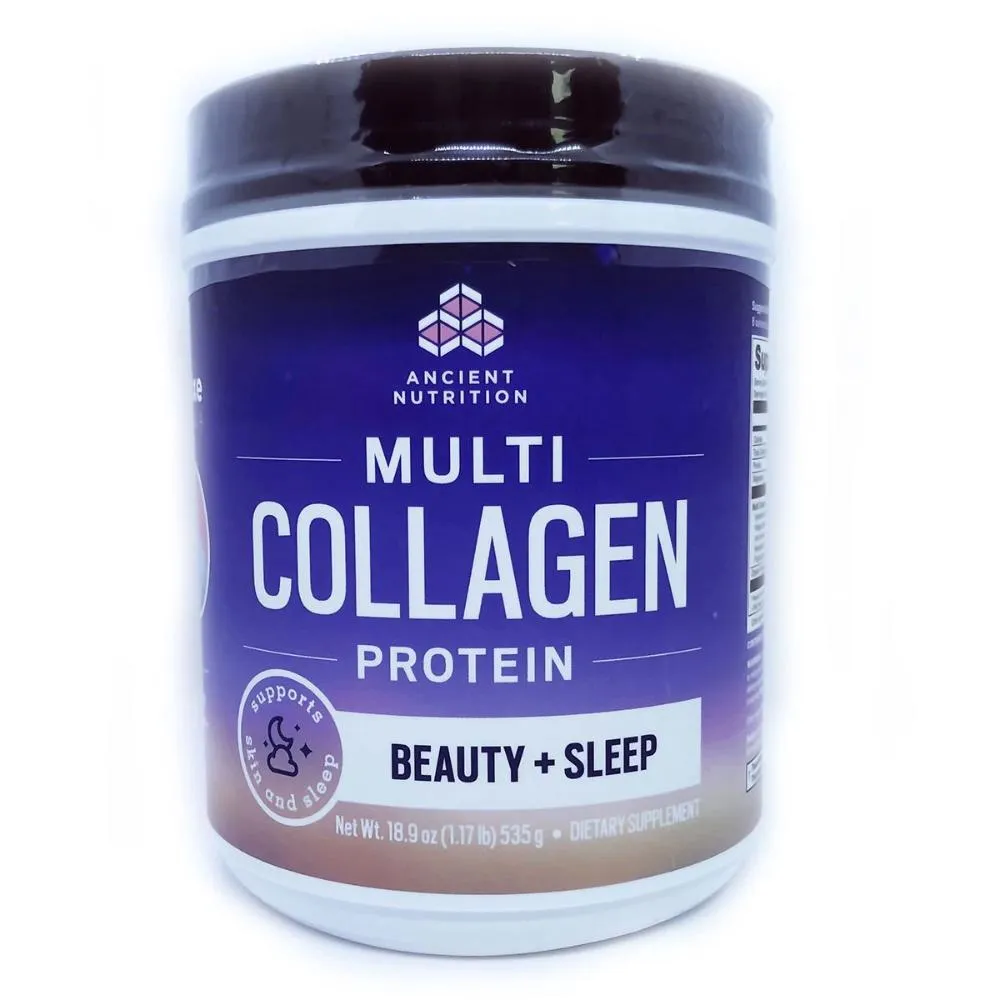 Ancient Nutrition Multi Collagen Protein Beauty   Sleep 1LB