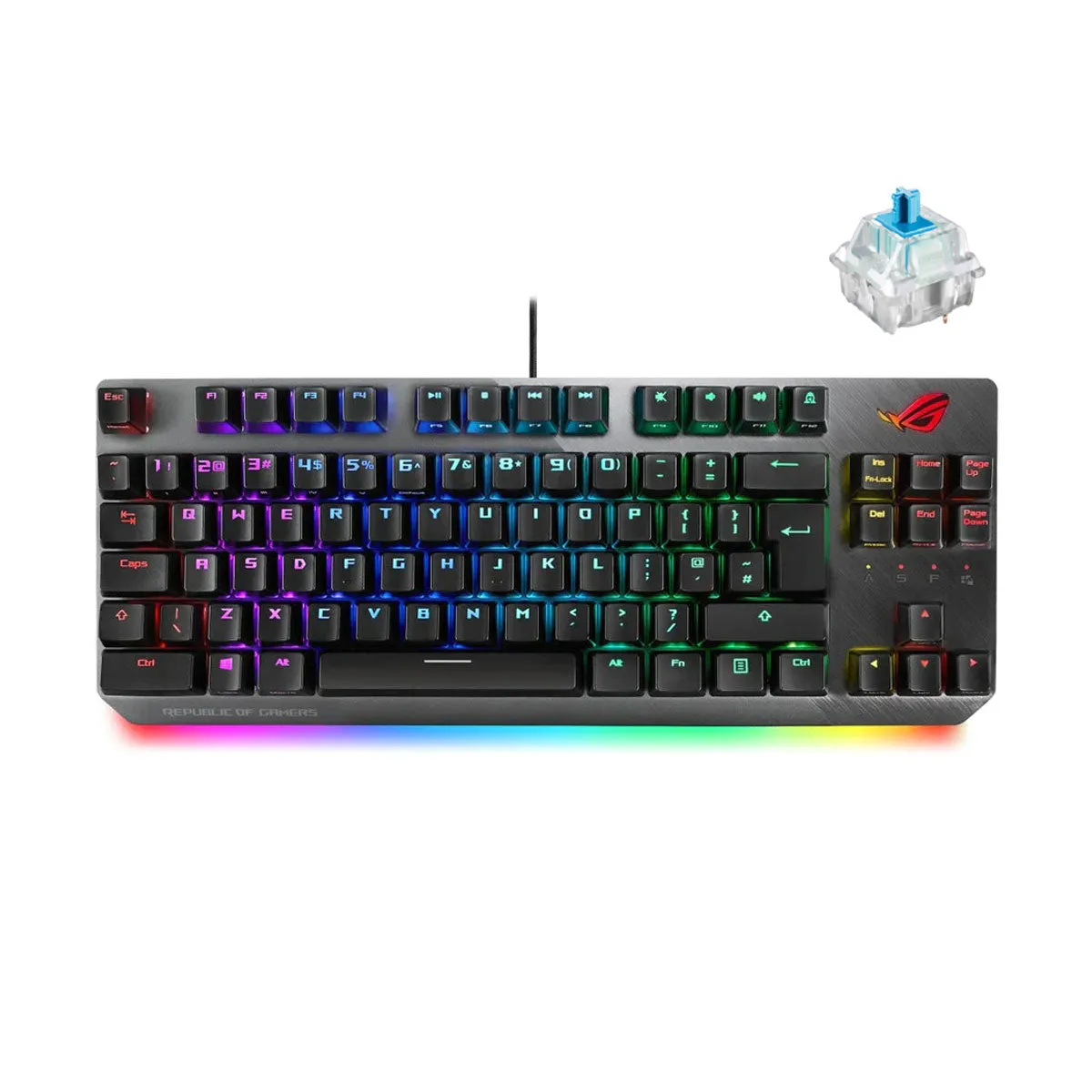 Asus ROG Strix Scope TKL Mechanical Gaming Keyboard (Cherry MX RGB Blue Switches)