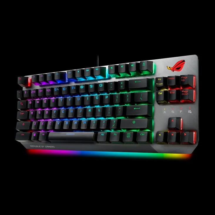 Asus ROG Strix Scope TKL Mechanical Gaming Keyboard (Cherry MX RGB Red Switches)