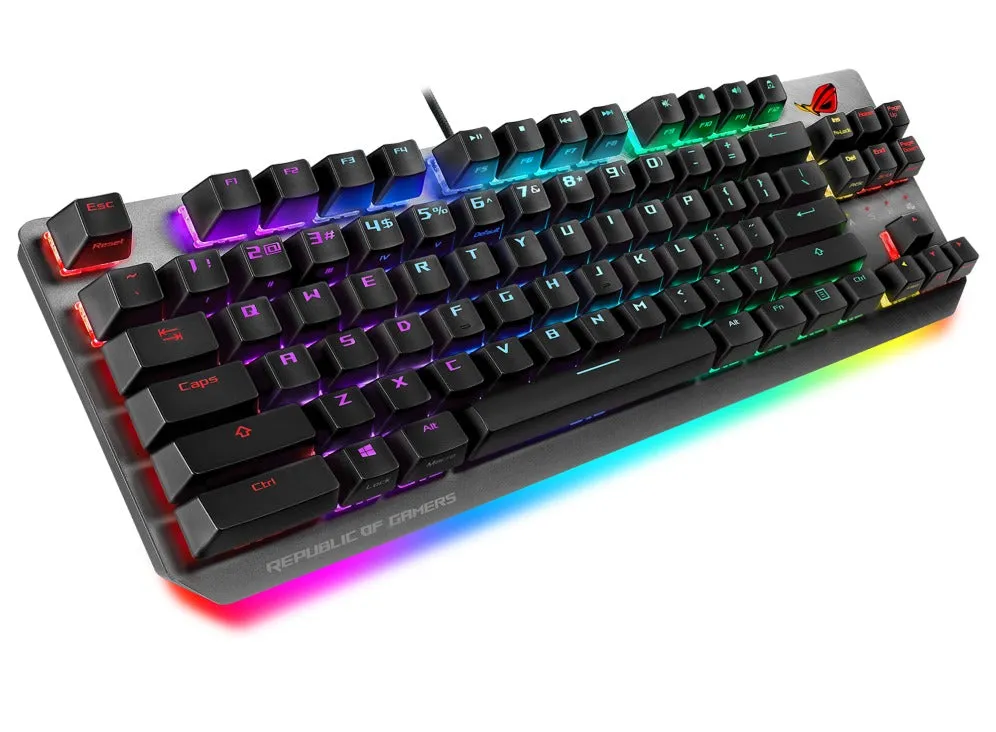 Asus ROG Strix Scope TKL Mechanical Gaming Keyboard (Cherry MX RGB Red Switches)