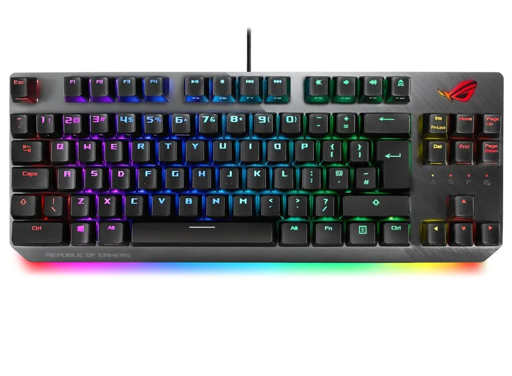 Asus ROG Strix Scope TKL Mechanical Gaming Keyboard (Cherry MX RGB Red Switches)
