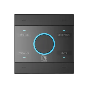Audac NCP105/B Universal Network/PoE Wall Panel Controller (Black)