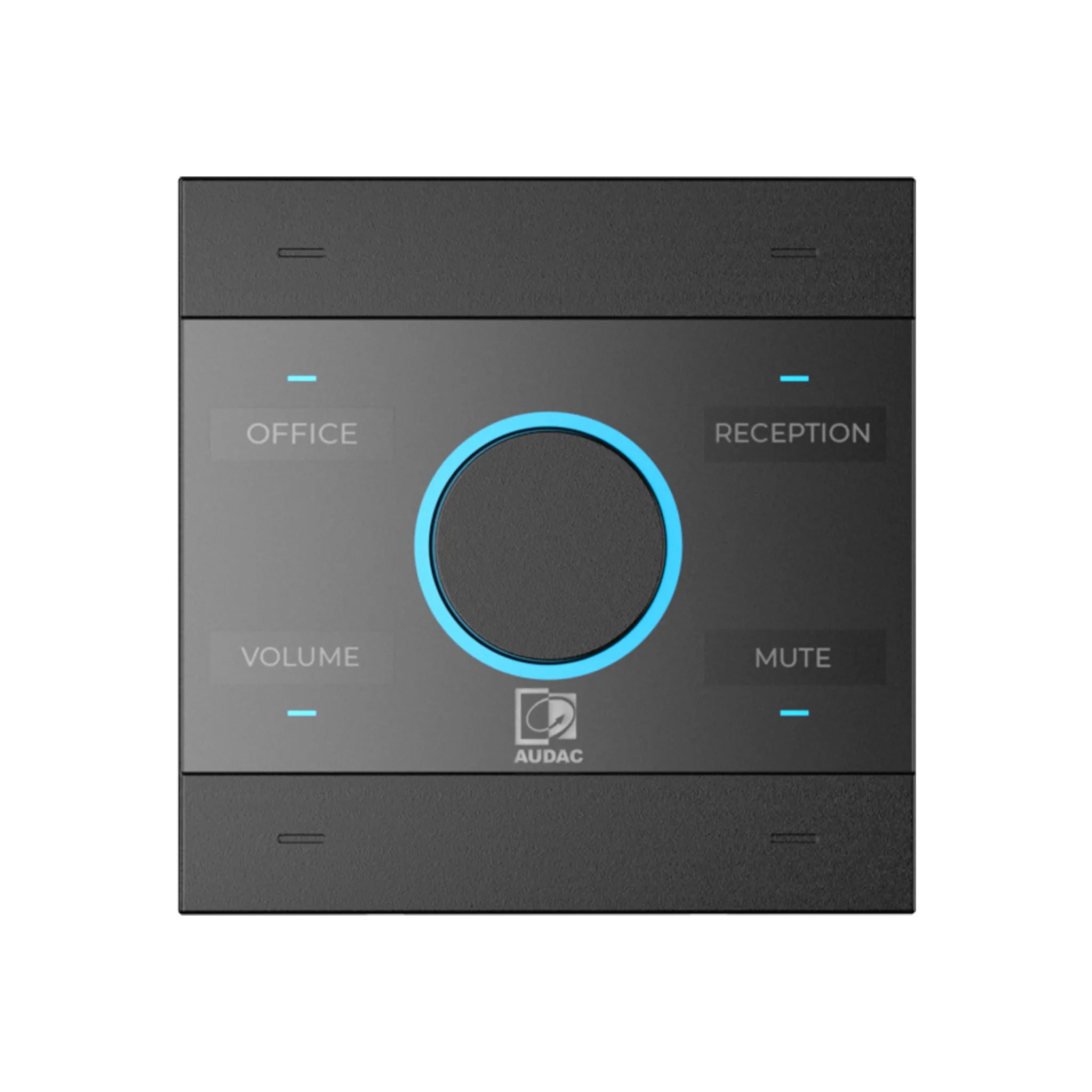 Audac NCP105/B Universal Network/PoE Wall Panel Controller (Black)