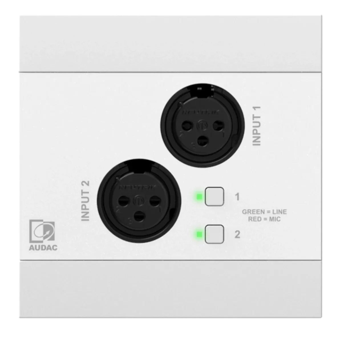 Audac NWP220/W Network Input Panel (White)