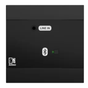 Audac NWP300/B Universal Network/PoE Wall Panel Controller (Black)