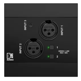 Audac NWP320/B Network Input Panel (Black)