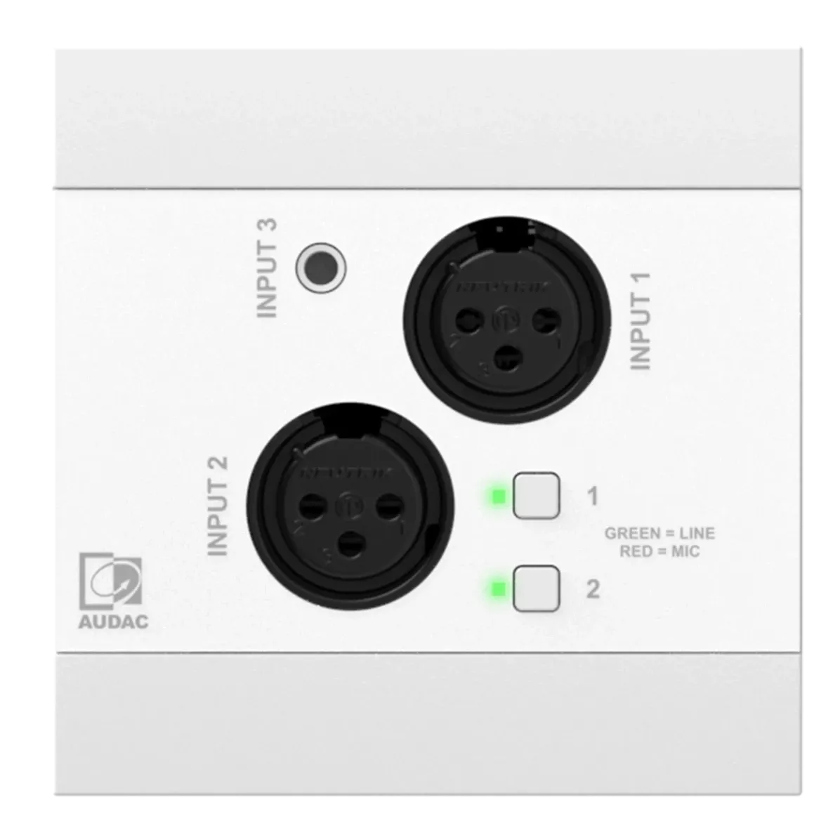 Audac NWP320/W Network Input Panel (White)