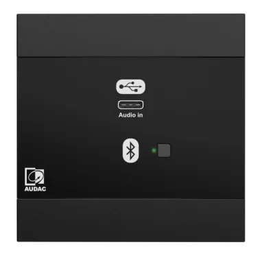 Audac NWP400/B Network Input Panel USB C with Bluetooth (Black)