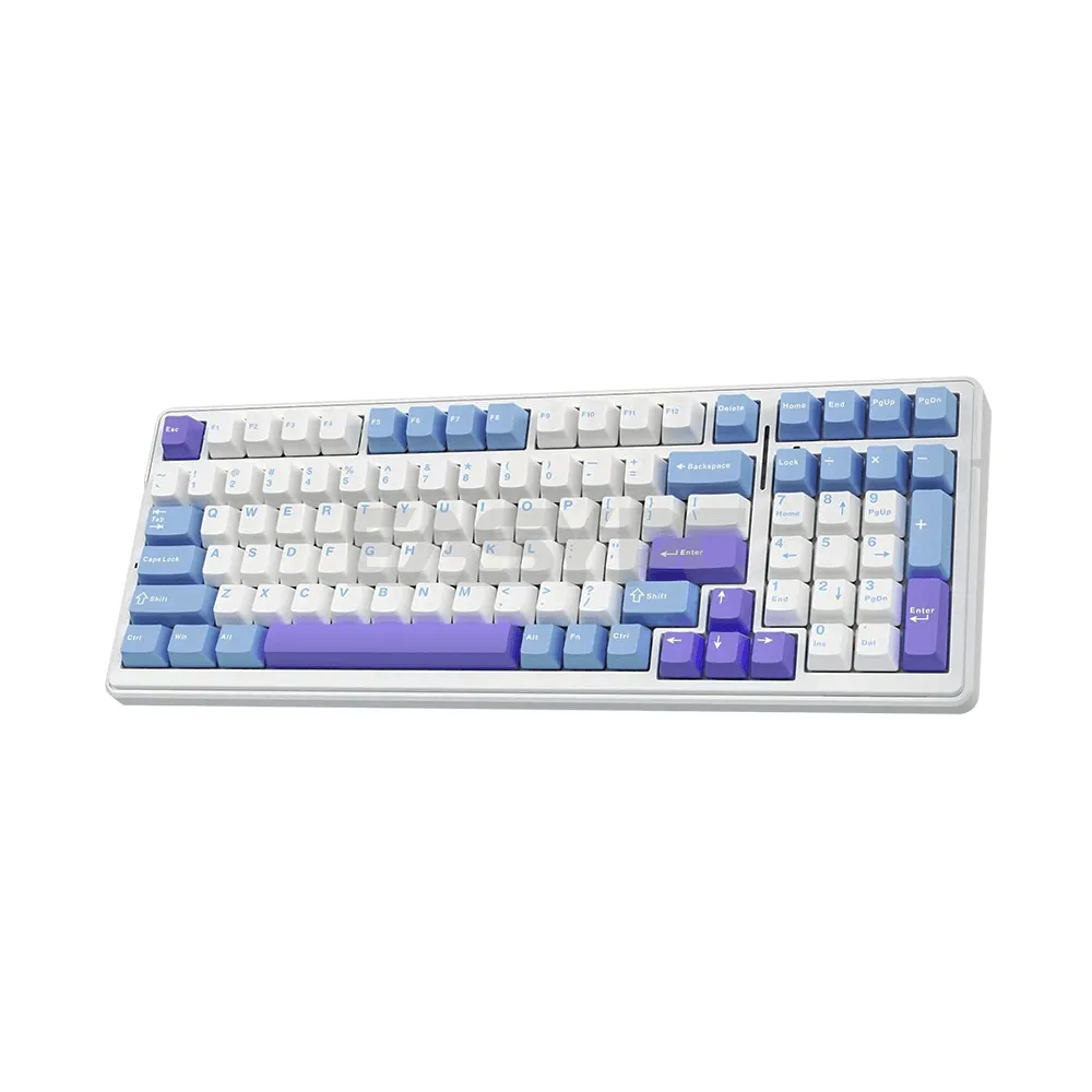 Aula F99 RGB Gaming Mechanical Hotswappable Keyboard Purple