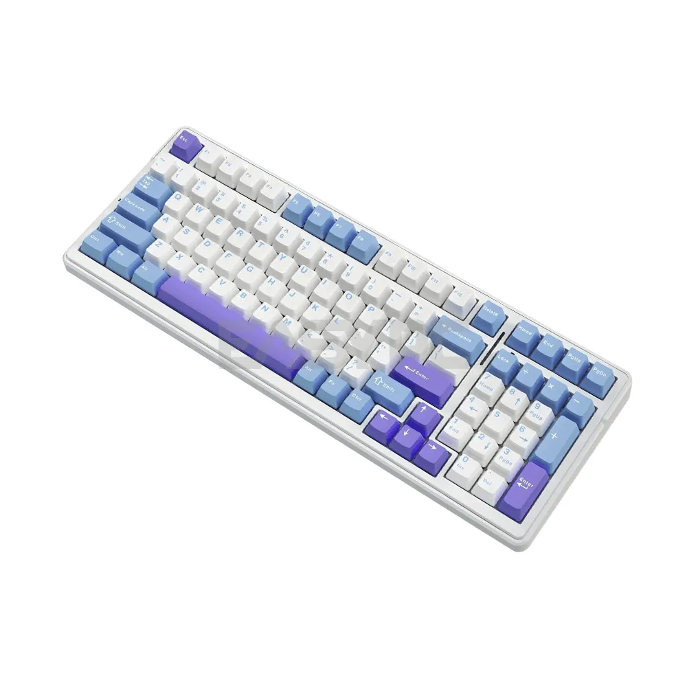 Aula F99 RGB Gaming Mechanical Hotswappable Keyboard Purple