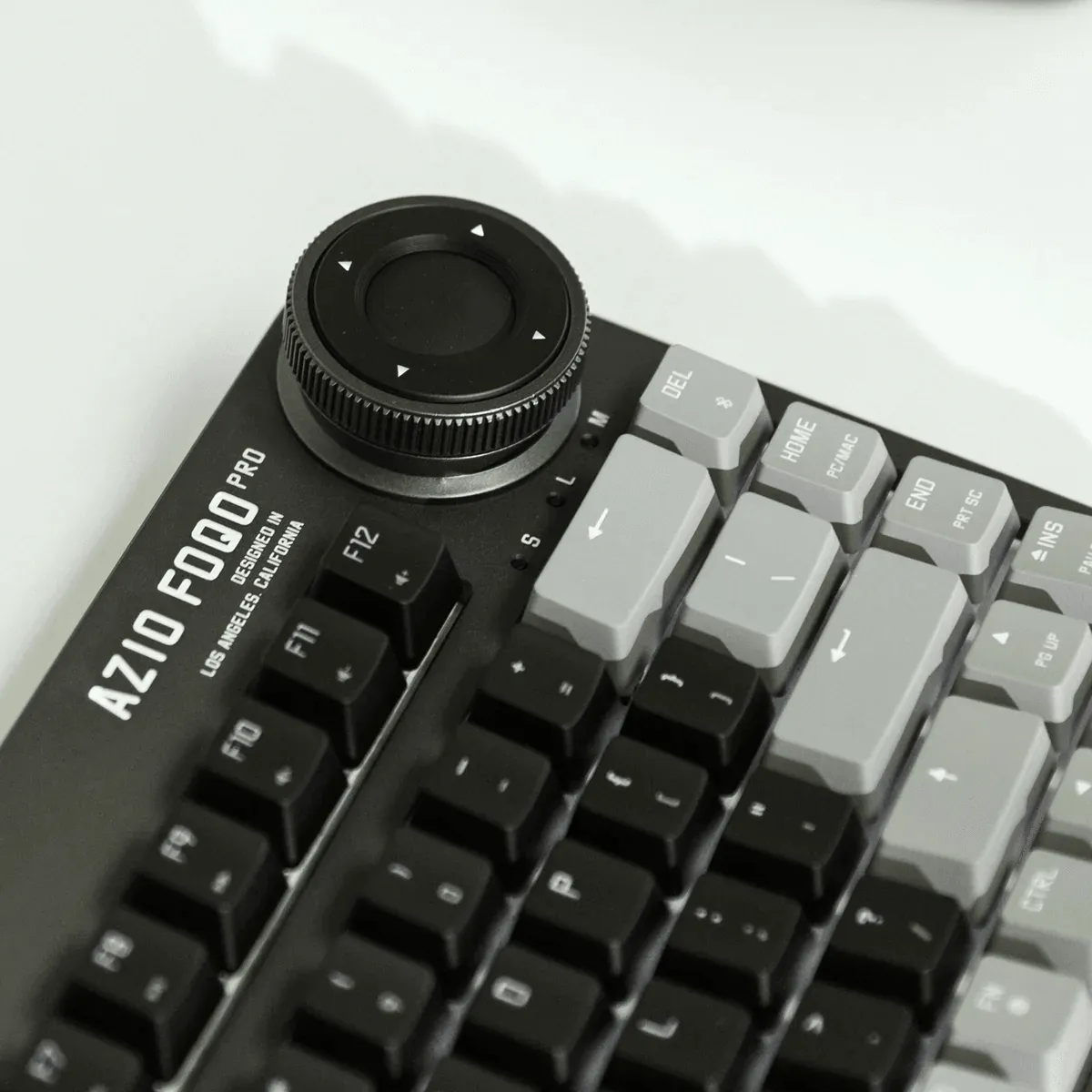 AZIO FOQO Mechanical TKL Keyboard Pro Wireless Hot-Swappable RGB Space Grey Dark