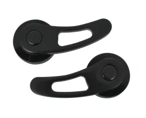 BILLET ALUMINUM DOOR HANDLES KIT 3 1-2" - ANODIZED BLACK