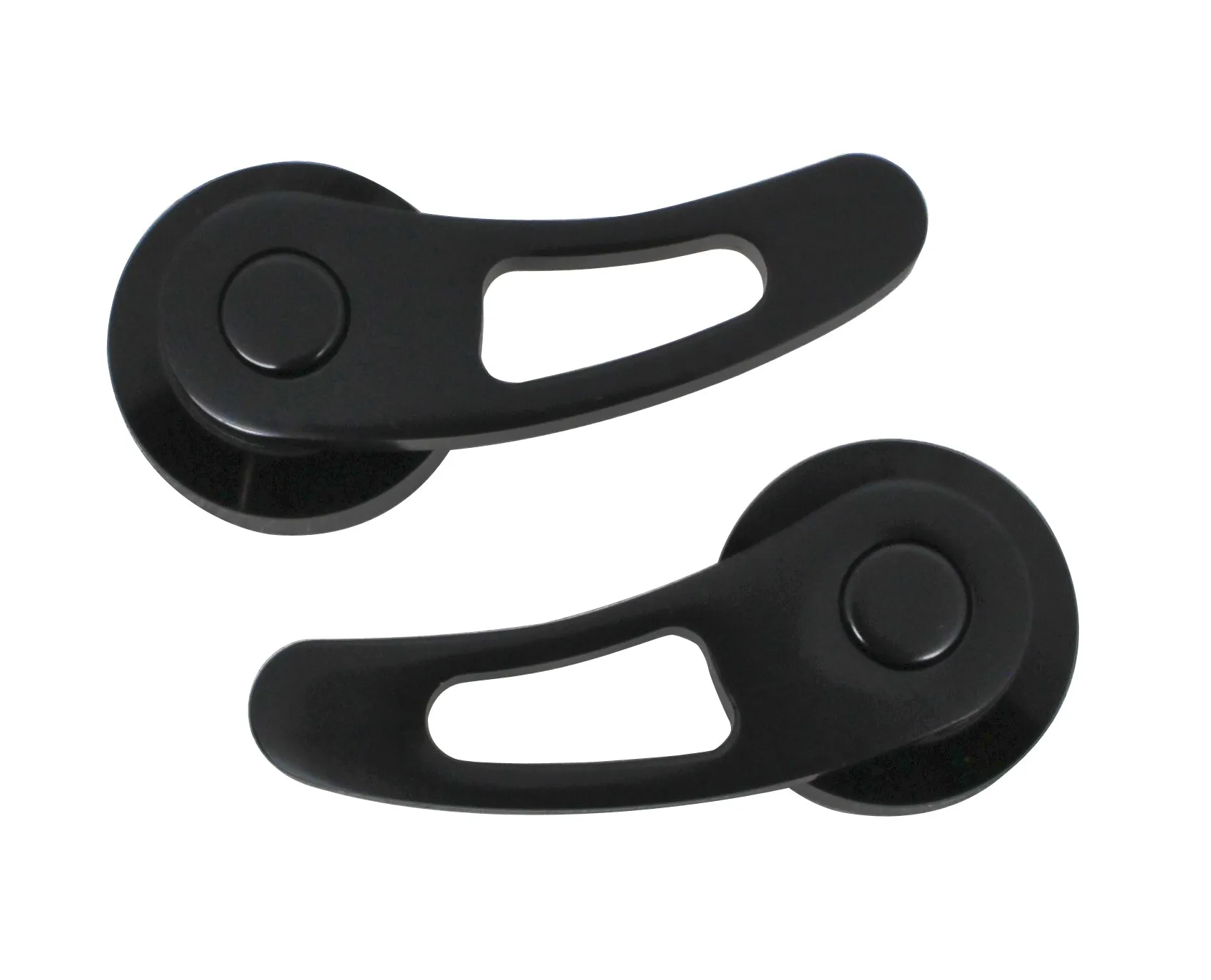 BILLET ALUMINUM DOOR HANDLES KIT 3 1-2" - ANODIZED BLACK