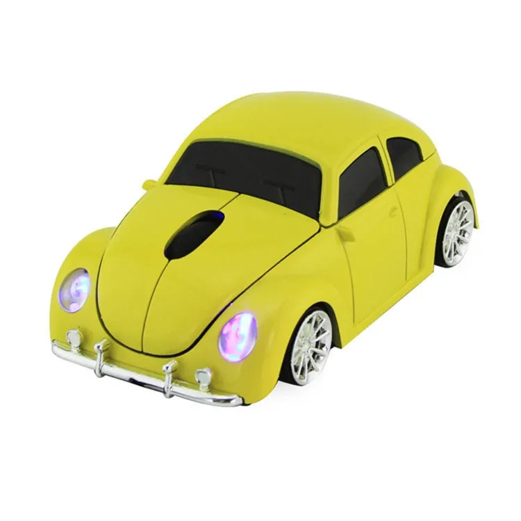 Car-Shaped Wireless Mouse with 1200 DPI and 3 Buttons