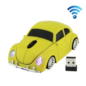 Car-Shaped Wireless Mouse with 1200 DPI and 3 Buttons