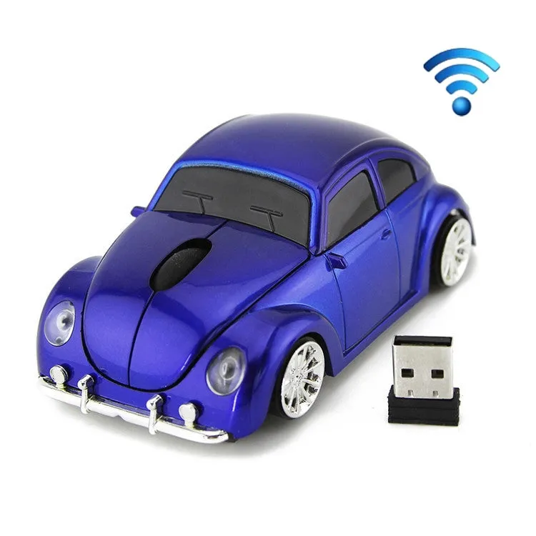 Car-Shaped Wireless Mouse with 1200 DPI and 3 Buttons
