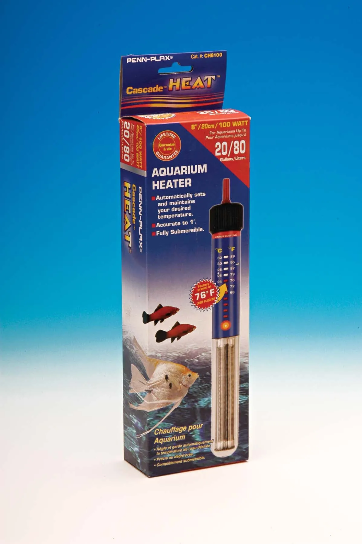 Cascade 100 Watt Submersible Glass Heater