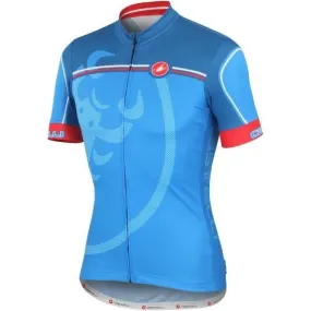 Castelli Velocissimo Giro Jersey FZ Blue-Red