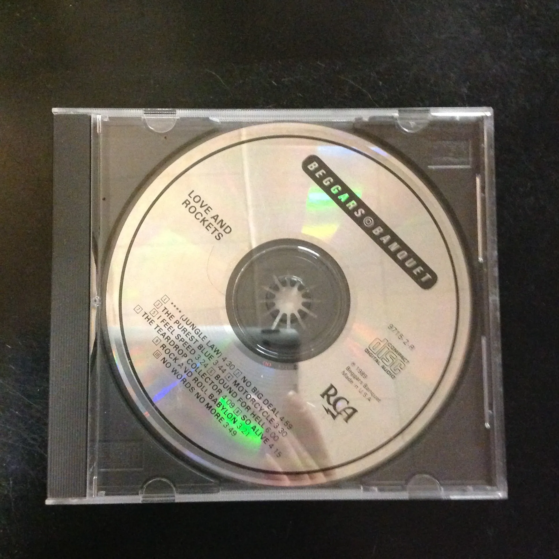 CD Love and Rockets Self Titled 9715-2-R Alternative Rock