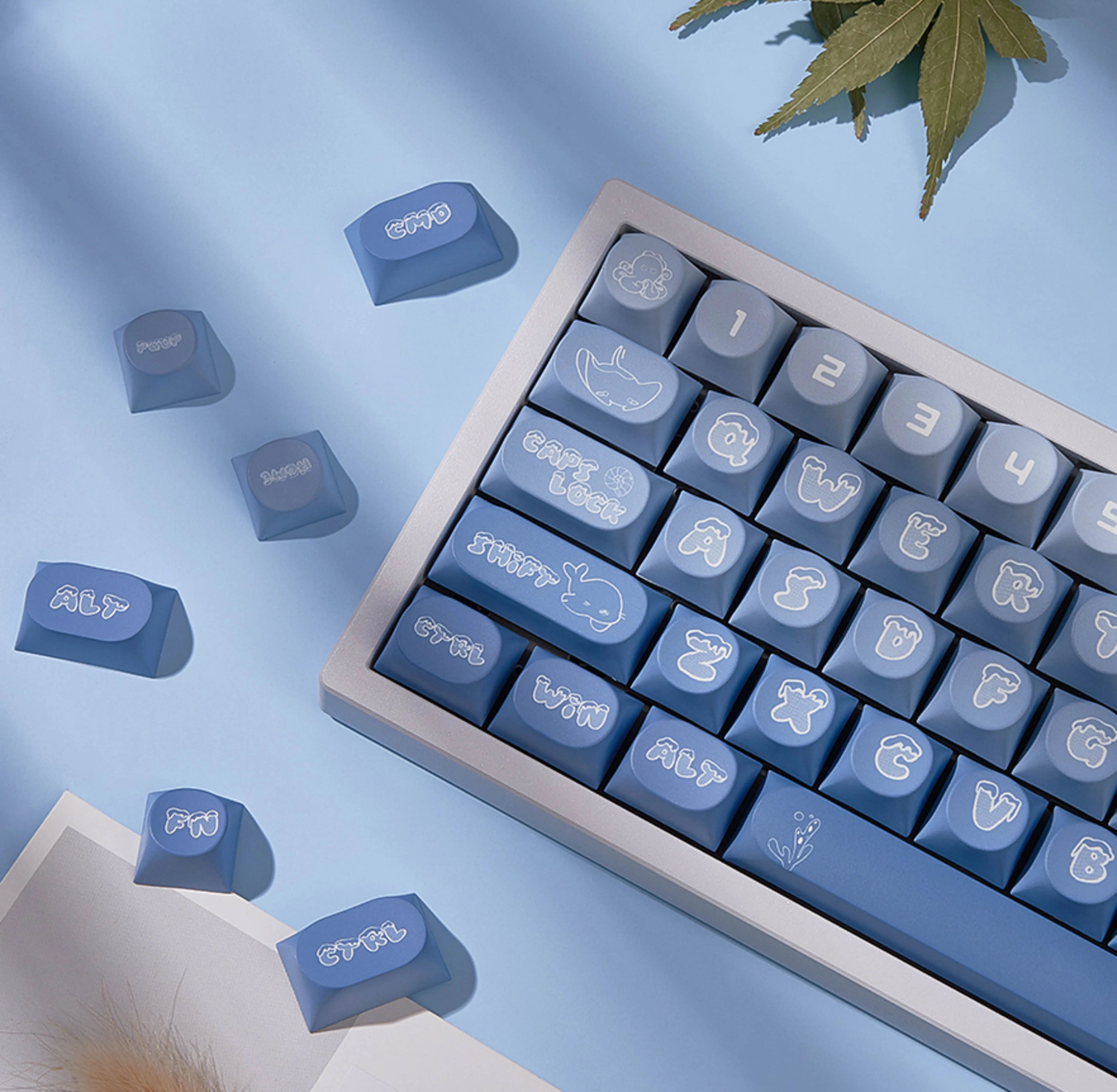 Chilkey Ocean Party Custom Keycaps