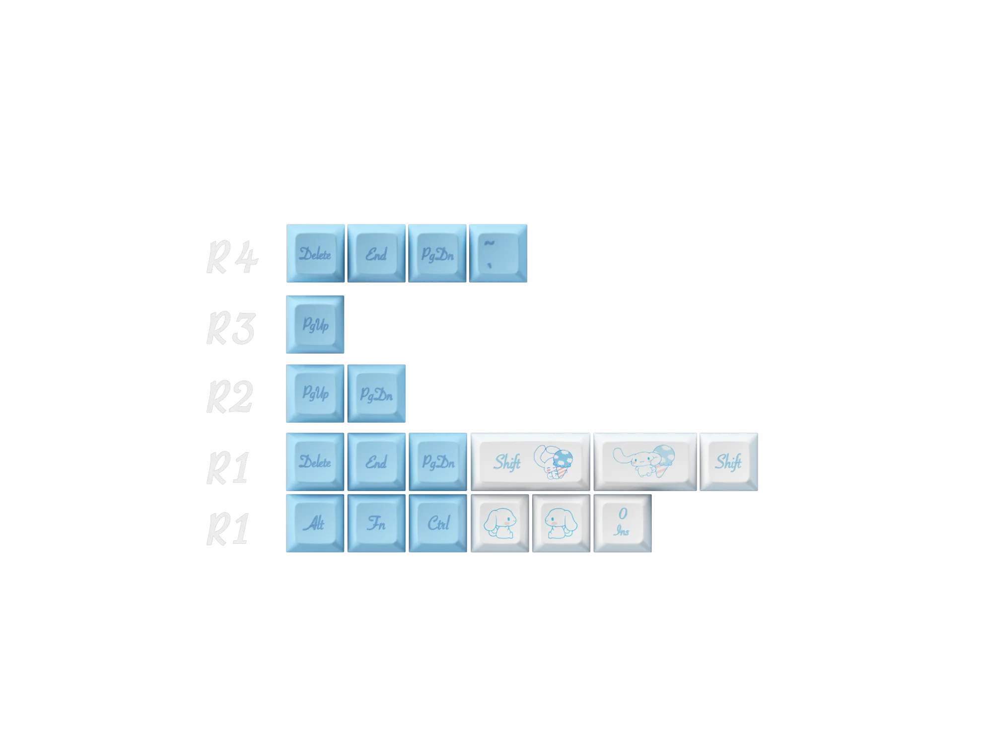 Cinnamoroll Keycap set (165-key)
