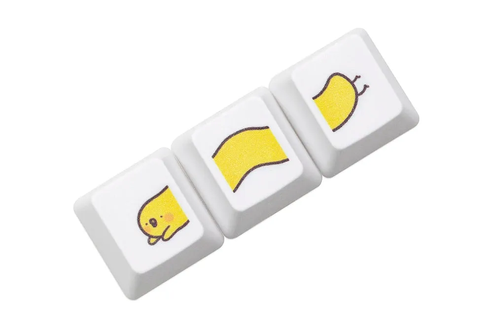 Cute Little Puppy Keycap Meme Keycap Dye Subbed keycaps for mx stem Gaming Mechanical Keyboards OEM Profile R4 Bunny Cat Shark