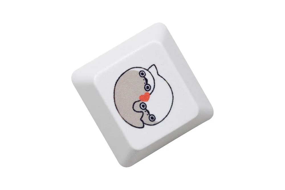 Cute Little Seal Keycap Meme Keycap Dye Subbed keycaps for mx stem Gaming Mechanical Keyboards Funny