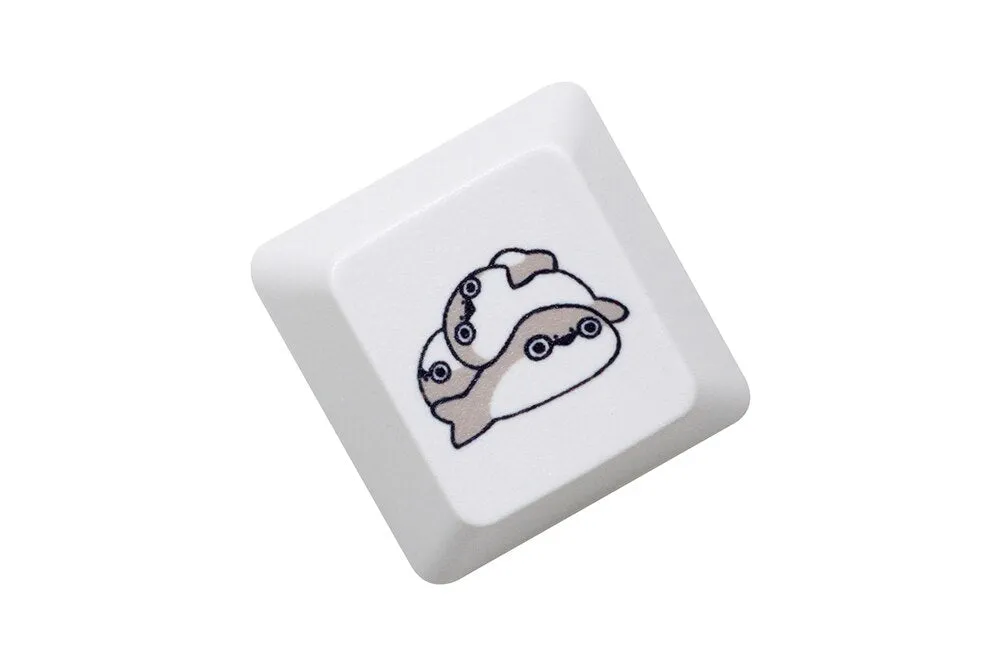 Cute Little Seal Keycap Meme Keycap Dye Subbed keycaps for mx stem Gaming Mechanical Keyboards Funny