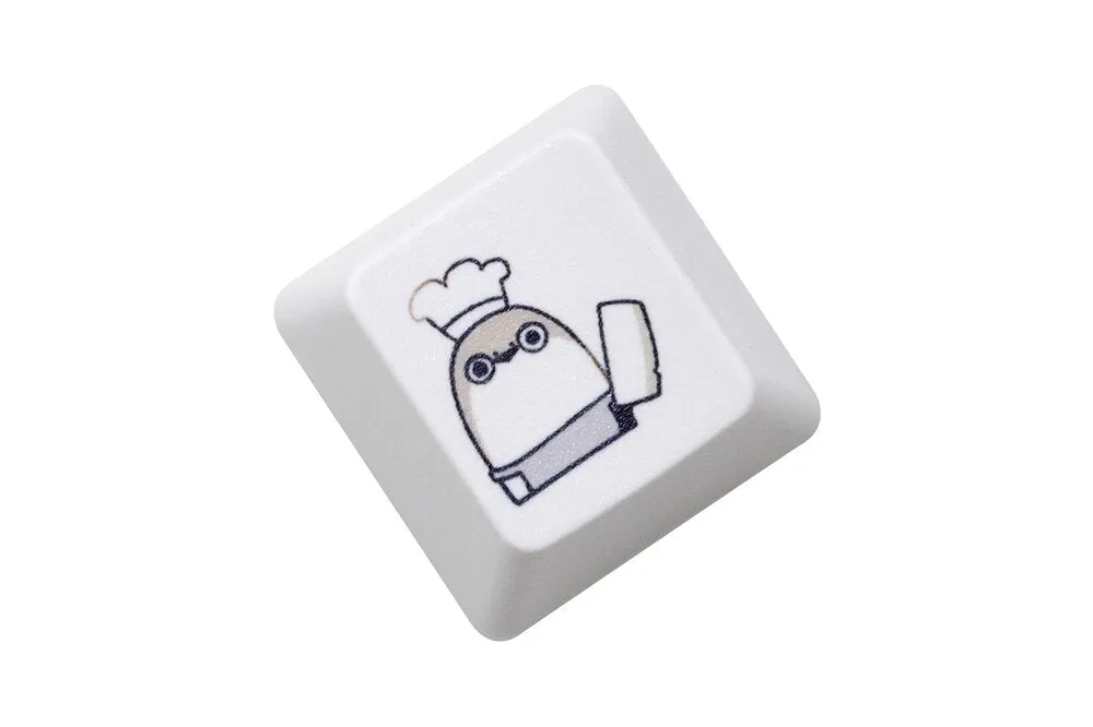Cute Little Seal Keycap Meme Keycap Dye Subbed keycaps for mx stem Gaming Mechanical Keyboards Funny