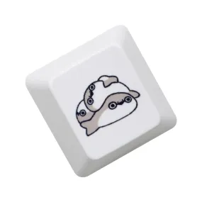 Cute Little Seal Keycap Meme Keycap Dye Subbed keycaps for mx stem Gaming Mechanical Keyboards Funny