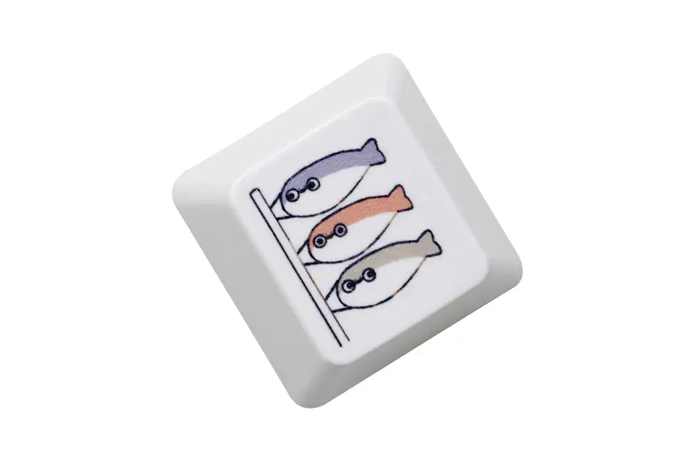 Cute Little Seal Keycap Meme Keycap Dye Subbed keycaps for mx stem Gaming Mechanical Keyboards Funny