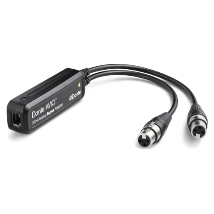 Dante AVIO 2-Channel Analog Input Adapter