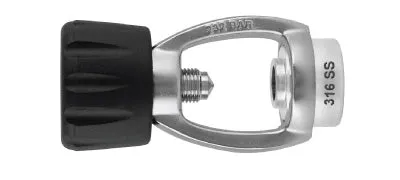Deluxe DIN to Yoke Adapter, Stainless Steel