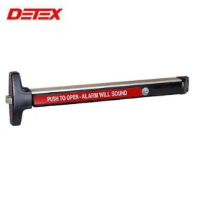 Detex - V40 - Rim Exit Device - Weatherized Exit Alarm (EBxW) - Aluminum - 36"
