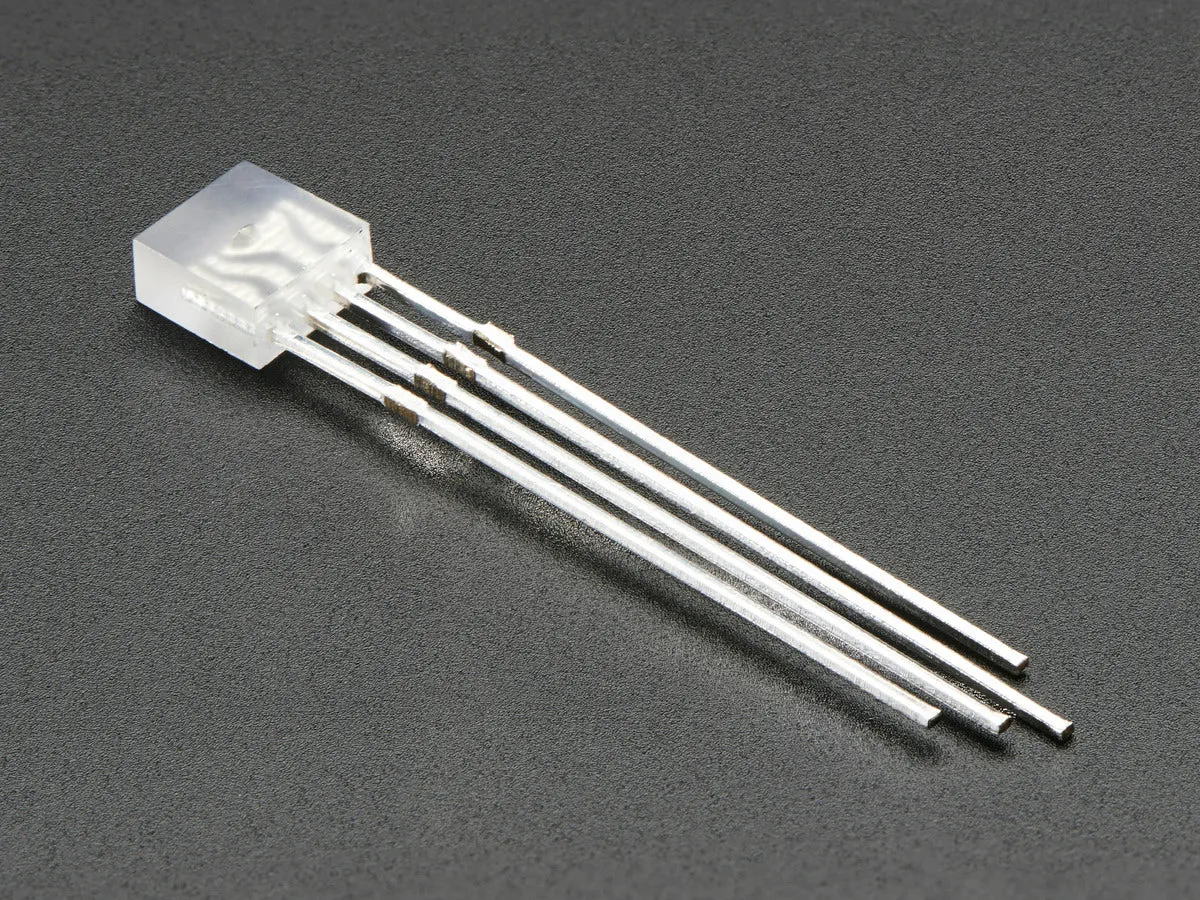 Diffused Rectangular 5mm RGB LEDs - Pack of 10