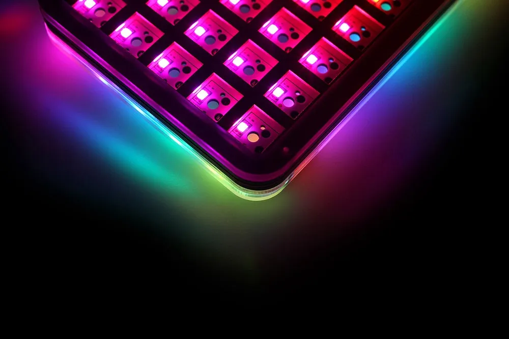 DNA59 50% Kit Custom Mechanical Keyboard Kit PCB CASE hot swappable switch with RGB switch led support lighting effects 1U